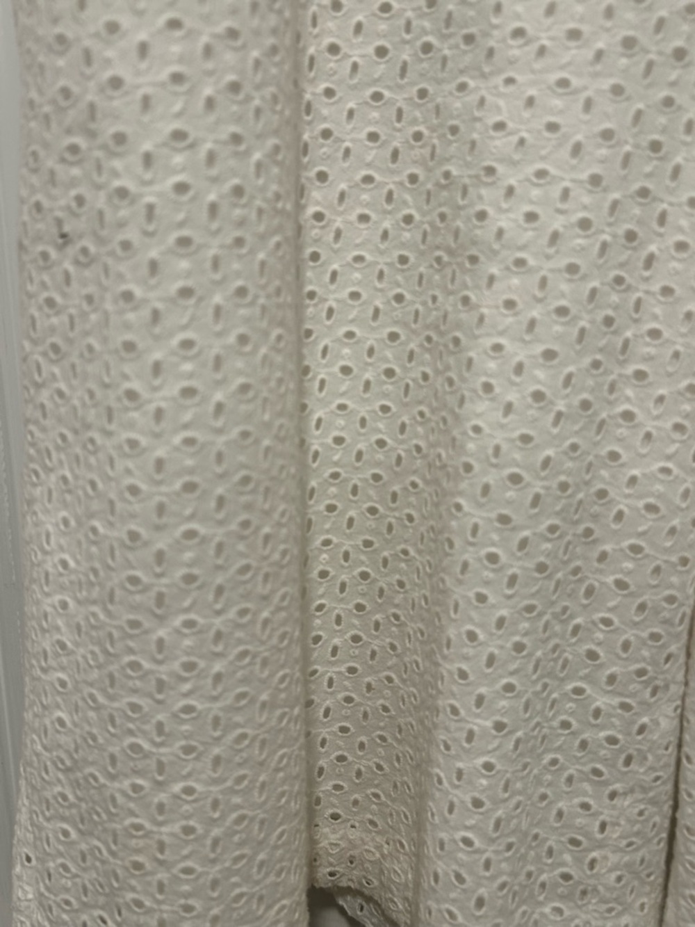 Issac Mizrahi Live! White Eyelet Cotton Culotte Shorts, Sz 12 Boho Coquette - Picture 3 of 12